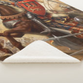 RITTER AUF PFERD SHERPADECKE (3/4)