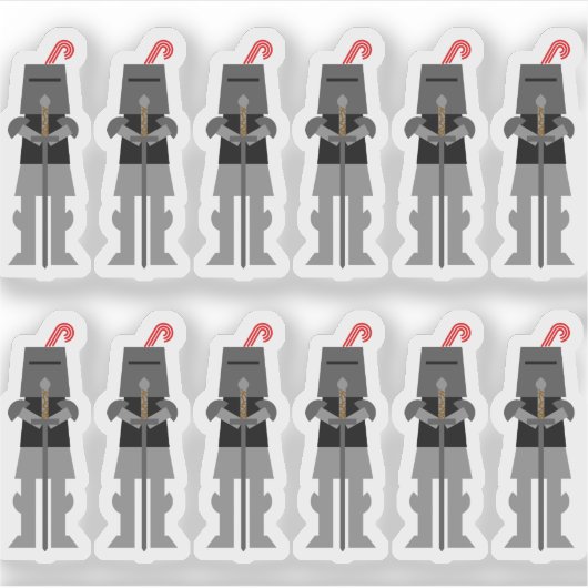 Ritter Aufkleber (Vorderseite)