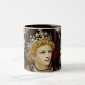 Ritter aus dem Mittelalter Zweifarbige Tasse (Mittel)