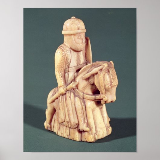 Ritter aus dem Schach-Set Poster (Vorne)