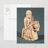 Ritter aus dem Schach-Set Postkarte (Vorne/Hinten)