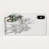 Ritter aus der mittelalterlichen Renaissance Case-Mate iPhone Hülle (Rückseite (Horizontal))