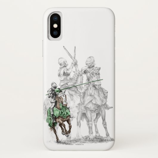 Ritter aus der mittelalterlichen Renaissance Case-Mate iPhone Hülle (Rückseite)