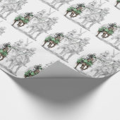 Ritter aus der mittelalterlichen Renaissance Geschenkpapier (Ecke)