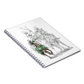 Ritter aus der mittelalterlichen Renaissance Notizblock (Rechte Seite)