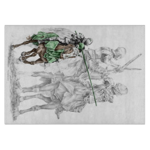 Ritter aus der mittelalterlichen Renaissance Schneidebrett