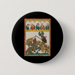 Ritter bei einem Turnier spielen Button