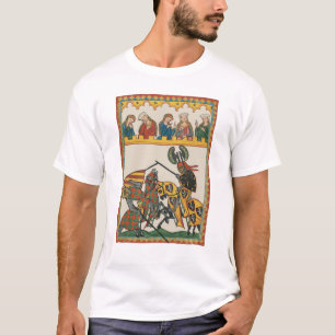 Ritter bei einem Turnier spielen T-Shirt