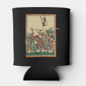 Ritter Charging, Codex Manesse aus dem 14. Jahrhun Dosenkühler (Rückseite)