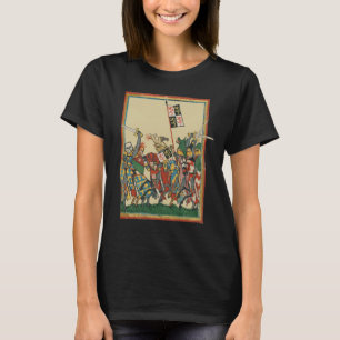 Ritter Charging, Codex Manesse aus dem 14. Jahrhun T-Shirt