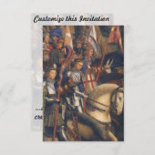 Ritter Christi (Gent Altarpiece), Jan van Eyck Einladung (Vorne/Hinten)