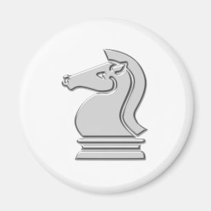 Ritter Cool Metallic Schachstück Magnet