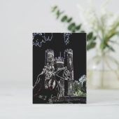 Ritter der Blaise-Burg Postkarte (Stehend Vorderseite)