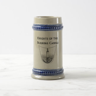 "Ritter der brennenden Kerze" Stein Bierglas