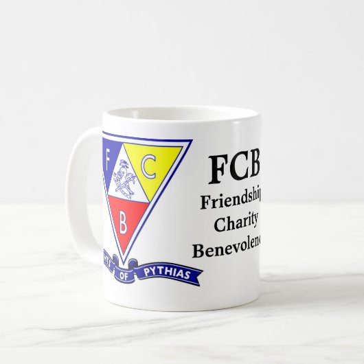 Ritter der Pythias-kombinierten Tasse (Vorderseite Links)