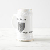 Ritter der runden Tabelle Stein Bierglas (Vorderseite Links)