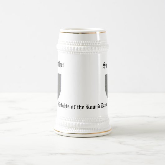 Ritter der runden Tabelle Stein Bierglas (Mittel)