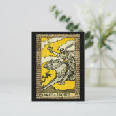 Ritter der Schwerter Tarot Postkarte (Stehend Vorderseite)