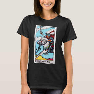 Ritter der Schwerter Vintage Tarotkarte - Rider Wa T-Shirt