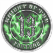 Ritter des Glücks Aufkleber (Vorderseite)