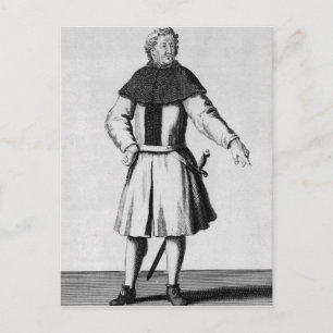 Ritter des Ordens von Alcantara, c.1300 Postkarte