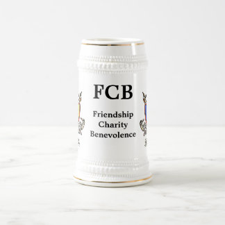 Ritter des Pythias-Logos Stein Bierglas