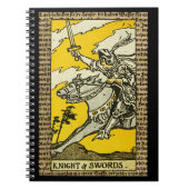Ritter des Schwerter Tarot Notizblock (Vorderseite)