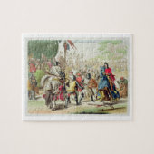 Ritter, die zu Fuß in einem Turnier, Platte 1 Puzzle (Horizontal)