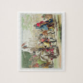 Ritter, die zu Fuß in einem Turnier, Platte 1 Puzzle (Vertikal)