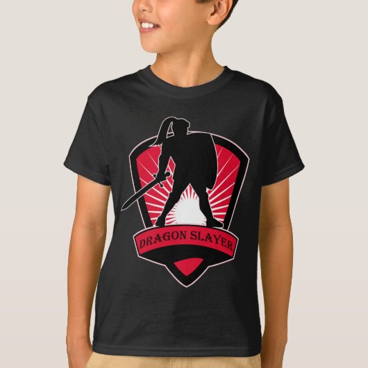 Ritter-Dracheslayer-T - Shirt (Vorderseite)