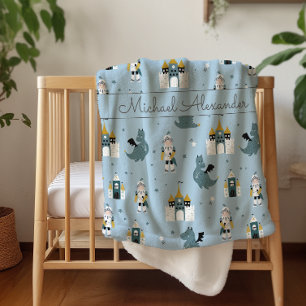 Ritter & Dragons Muster Sherpa Blankon Sherpadecke