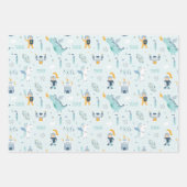 Ritter & Dragons Umschlagpapier Set 3 Geschenkpapier Set (Vorderseite 2)