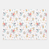 Ritter & Dragons Umschlagpapier Set 3 Geschenkpapier Set (Vorderseite)