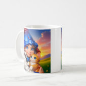 Ritter-Elfen-Katzen-Tasse Kaffeetasse (Vorderseite Links)