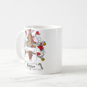 Ritter Familienwappen Kaffeetasse (Vorderseite Links)