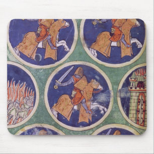 Ritter Frau-3516 fol.217v fünf Mousepad