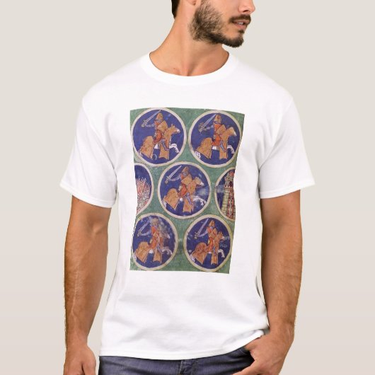 Ritter Frau-3516 fol.217v fünf T-Shirt (Vorderseite)