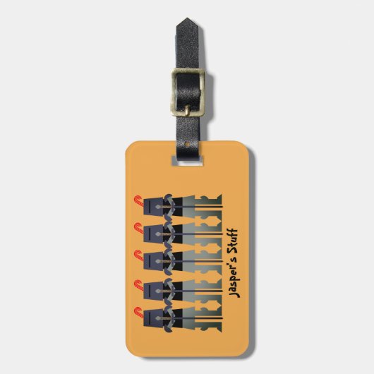 Ritter Gepäckanhänger (Vorderseite vertikal)