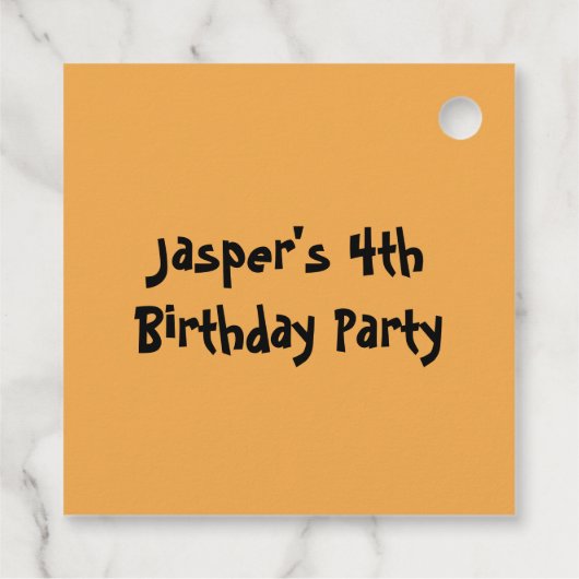 Ritter Geschenkanhänger (Rückseite)