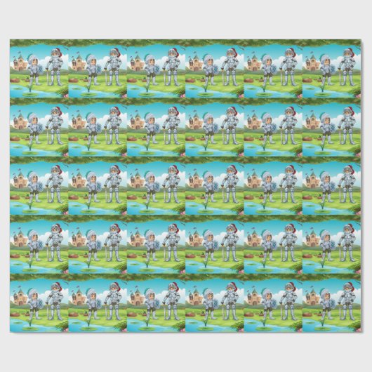 Ritter Geschenkpapier (Flach)