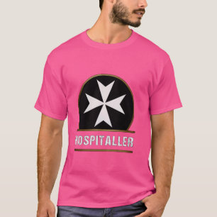 Ritter Hospitaller Cross Heraldry Mittelalter Hist T-Shirt
