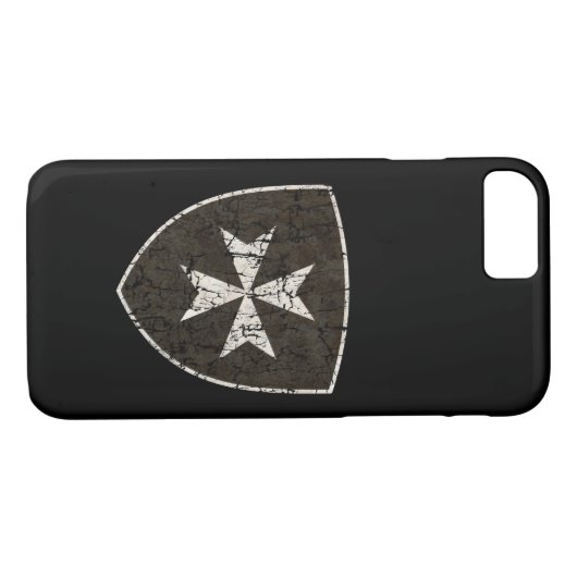 Ritter Hospitaller Kreuz, beunruhigt Case-Mate iPhone Hülle (Rückseite (Horizontal))