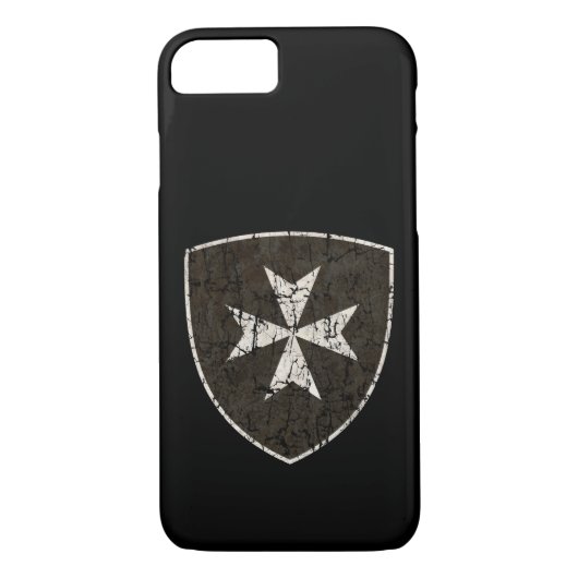 Ritter Hospitaller Kreuz, beunruhigt Case-Mate iPhone Hülle (Rückseite)