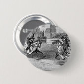 Ritter im Mittelalter Button (Vorne & Hinten)