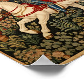 Ritter im Mittelalter Poster (Ecke)