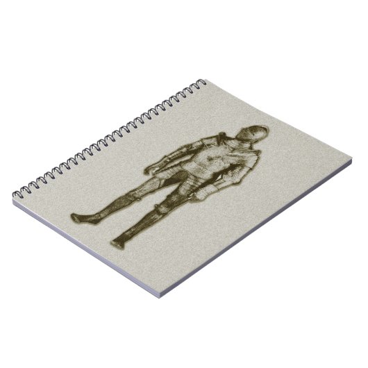 Ritter im Shining Armor-Notebook Notizblock (Linke Seite)