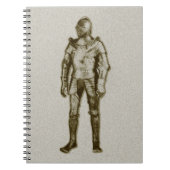 Ritter im Shining Armor-Notebook Notizblock (Vorderseite)