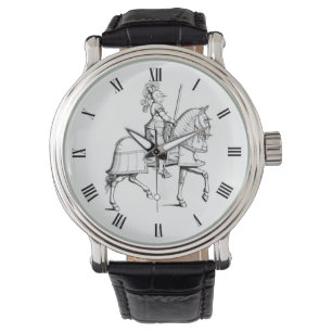 Ritter in der Rüstung Armbanduhr