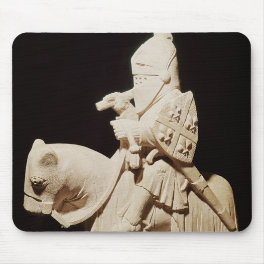 Ritter in der Rüstung auf seinem Pferd Mousepad (Vorne)