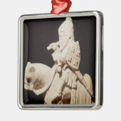 Ritter in der Rüstung auf seinem Pferd Ornament Aus Metall (Links)